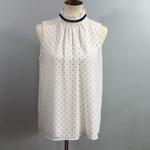Karl Lagerfeld Polka Dot Blouse